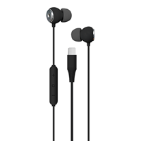 Helix AudioForce USB-C Black Earbuds