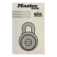 Master Lock Combination Padlock w/Control Key Access