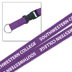 MCM 3/4" Woven Lavender Lanyard