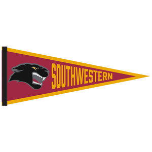 Fierce Jaguar 12"x30" Southwestern Pennant