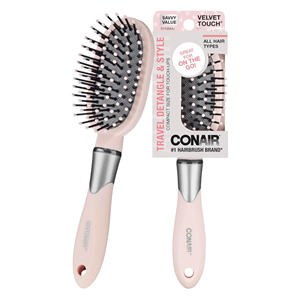 Conair Velvet Touch Travel Hairbrush