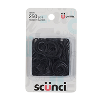 Scunci Black Hair Bands 250pcs