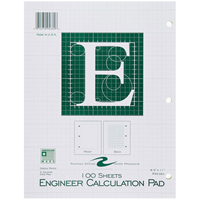 Roaring Spring Engineer Pad 8.5" x 11" Green Tint