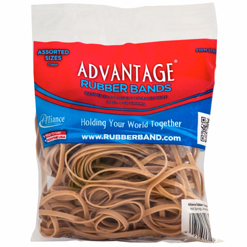 Rubber Bands Assorted Sizes (SKU 1048060175)