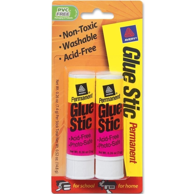 Glue Stick.2Oz 2Pk Carded  Southwestern College Campus Store