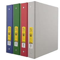 Bazic 1.5" Assorted 3-Ring Binder color may vary