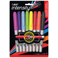 BIC intensity Permanent Assorted Markers 8PK