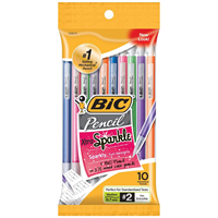 BIC Xtra Sparkle Mechanical Pencils 0.7mm 10PK