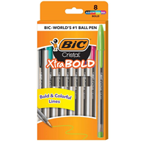 Uni-Ball Gel Impact Gold & Silver Bold Point Pens 2PK