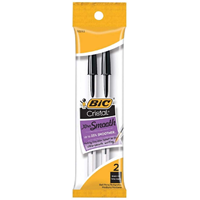 BIC Cristal Xtra Smooth Ballpoint Pens 2PK