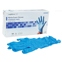 McKesson Nitrile Exam Gloves, Powder-Free 100 Pack