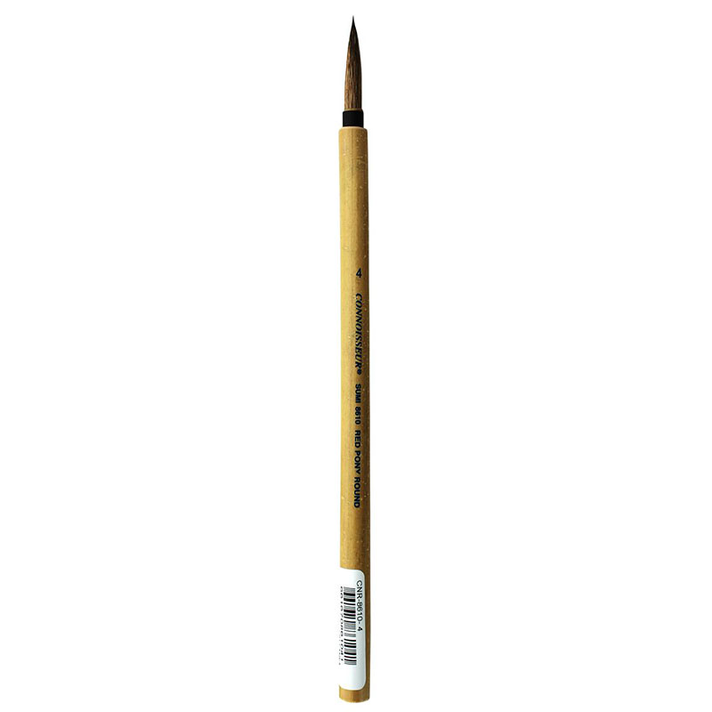 Connoisseur® Bamboo Pointed Round Brush #4 (SKU 1027198861)