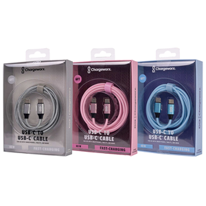 Chargeworx USB-C to USB-C Cable