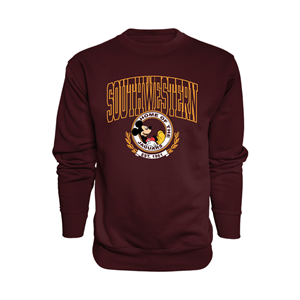 Crew Mickey Mouse Southwestern Maroon