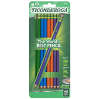 Dixon #2 Assorted Color Wood-Cased Pencils 10PK