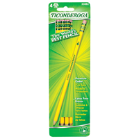 Dixon Ticonderoga #2 Pencils 4PK