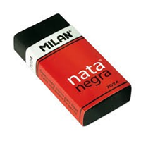 Eraser-Milan, Extra Soft,Black