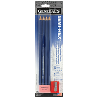 General's® Semi-Helix Graphite Pencil 6pc set