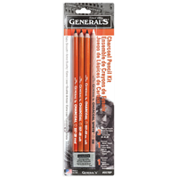 General's® Charcoal Pencil 5pc set