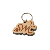 Spirit SWC Wooden Keychain