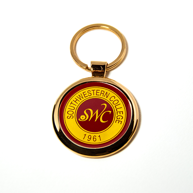 Spirit SWC Round Metal Keychain