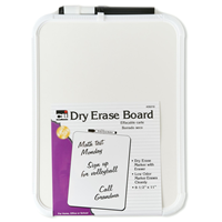 Dry Erase Board 8.5" x 11" Marker and Eraser