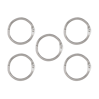 Loose Leaf Rings 1" Diameter 5PK