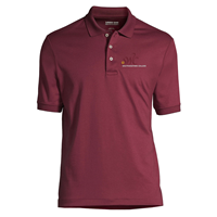 Pima Cotton Polo Shirt Burgundy