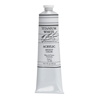 M. Graham Artists' Acrylics Titanium White 5 oz Tube