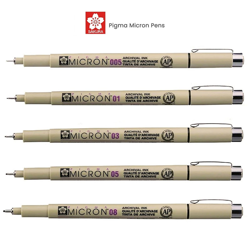 Sakura Pigma Micron Pen Singles  Southwestern College Campus Store