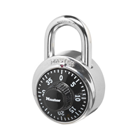 Masterlock 1-7/8" - 3 Digit Combination Lock - Black