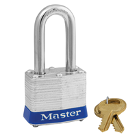 Masterlock 1-9/16", 4 Pin Tumbler w/ 2" Shackle