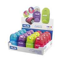 Milan Capsule Sharpener + Eraser