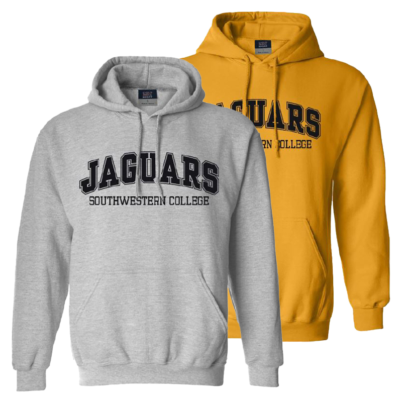 MVS Comfort Fleece Hoodie Jaguar Southwestern College Bookstore