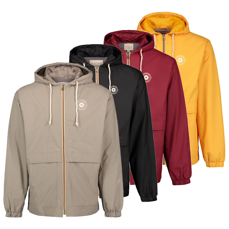 MVS Weatherproof Hooded Rain Jacket Southwestern College Campus Store