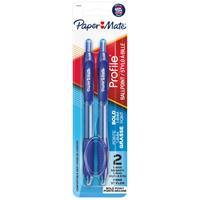 Paper Mate Profile 1.4mm Ballpoint Pens Blue 2PK