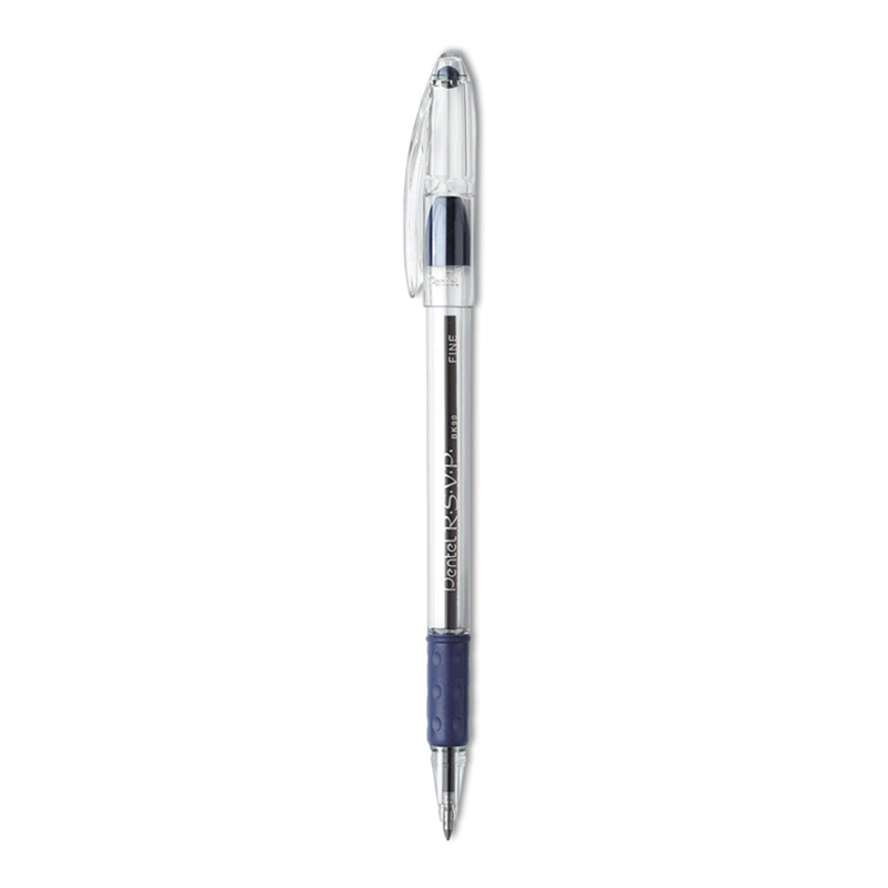 Pentel R.S.V.P. Fine Blue Ballpoint Pen 1PK