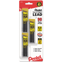 Pentel Lead Refill 0.9mm HB 3PK