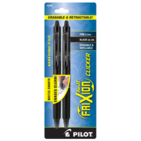 Pilot FriXion Clicker Erasable Gel Pens 2PK