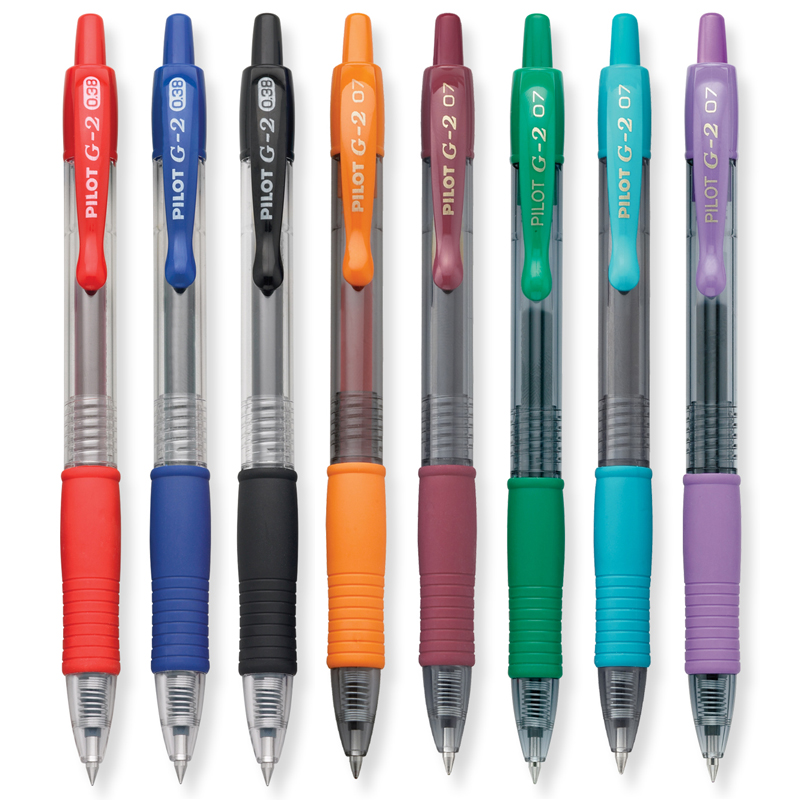 Pilot G2 Retractable Gel Ink Pens  Southwestern College Campus Store