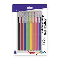 Pentel Matteehop Gel Roller Pen 8pk