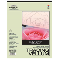 Pro Art Tracing Vellum 8.5"x11" 50 Sheets