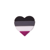 Pride Silicone Pins -  asexual