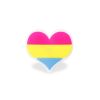 Pride Silicone Pins -  pansexual