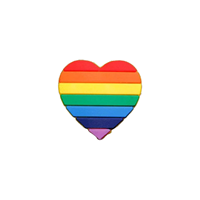 Pride Silicone Pins -  rainbow
