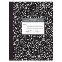 Composition Book 5x5 Quad Ruled 10.25" x 7.875" 80 Sheets