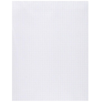 Roaring Spring Gum Pad 8.5" x 11" White 5X5 Graph Ruled 50 Sheets