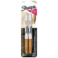 Sharpie Fine Point Metallic Gold Markers 2PK
