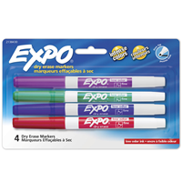 Expo 2138430 Dry Erase Vibrant Markers 4PK