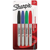 Sharpie Fine Point Markers 4PK